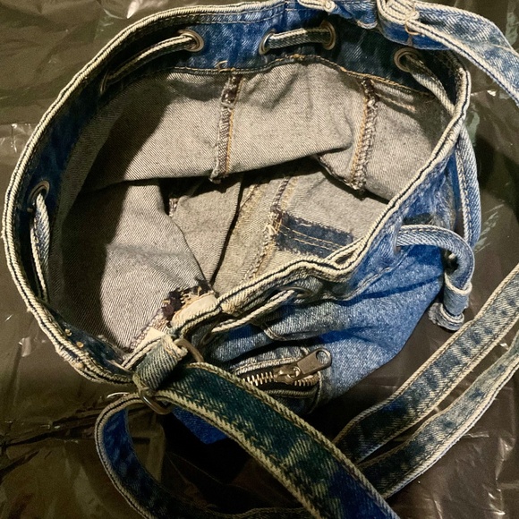 TRULY FASHION  Blue Jean purse ..vintage . - Picture 9 of 9